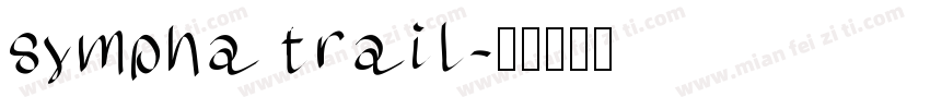 sympha trail字体转换
